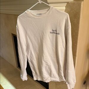 Jack's Surfboards White Sweatshirt